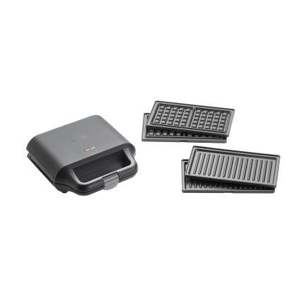 Concept SV3054 - Sandwichmaker 3in1 700W/230V schwarz