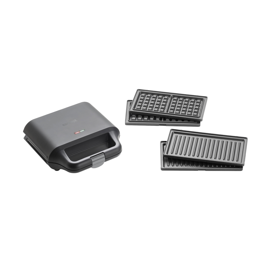 Concept SV3054 - Sandwichmaker 3in1 700W/230V schwarz