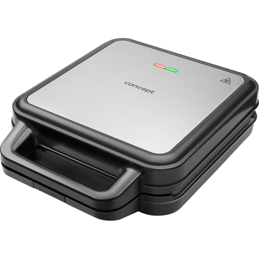 Concept SV3080 - Sandwichmaker FAMILY 3in1 1200W/230V schwarz/Edelstahl