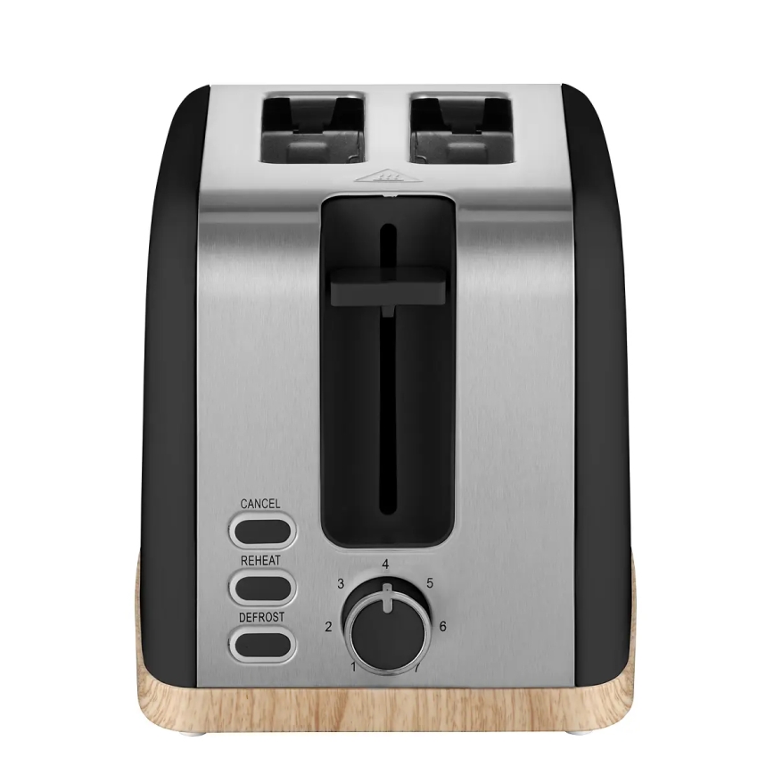 Concept TE2016 - Toaster mit zwei Schlitzen und Brötchenaufsatz 930W/230V schwarz