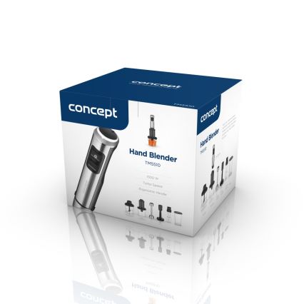 Concept TM5510 - Stabmixer mit Zubehör 1500W/230V schwarz/Edelstahl