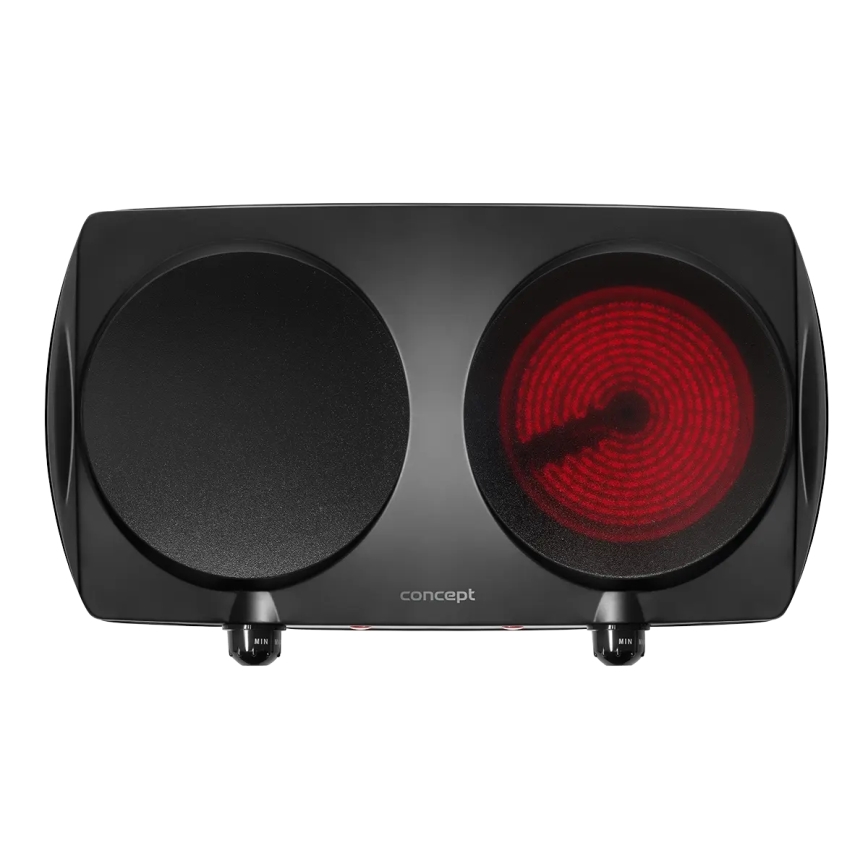 Concept VE3060 - Doppelkochplatte 2500W/230V schwarz