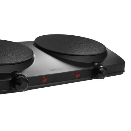 Concept VE3060 - Doppelkochplatte 2500W/230V schwarz