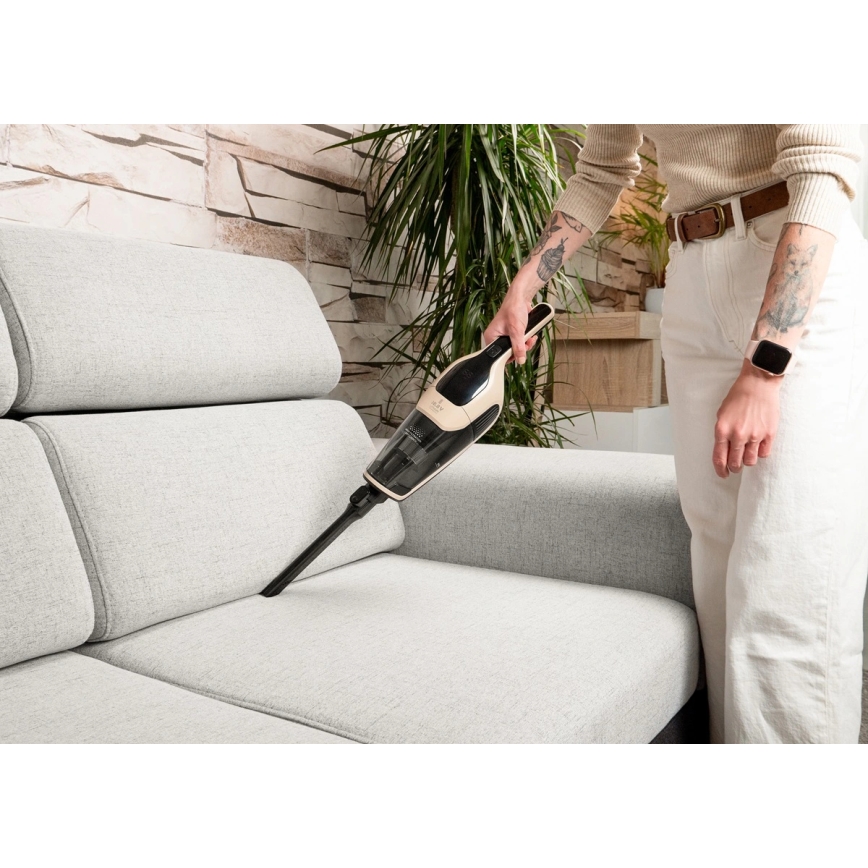 Concept VP4220 - Kabelloser 3-in-1 Stielstaubsauger AQUAGLIDE 160 W / 28,8 V / 2200 mAh, Beige