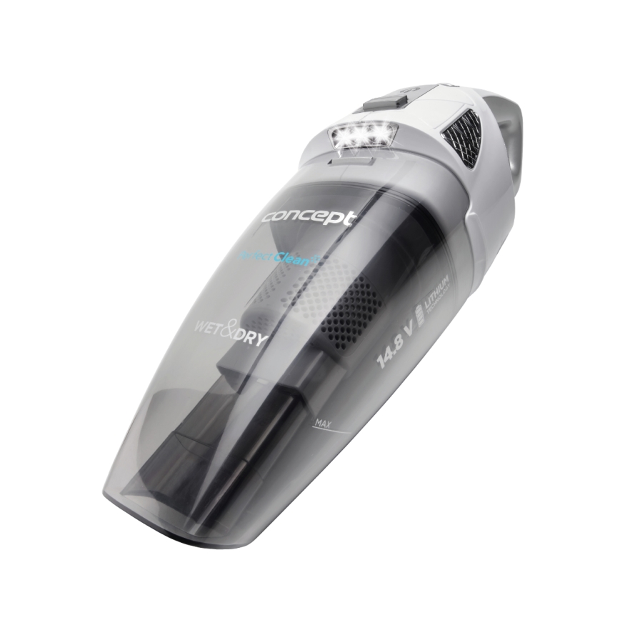 Concept VP4370 - Handstaubsauger WET & DRY PERFECT CLEAN 90W/14,8V 2200 mAh weiß