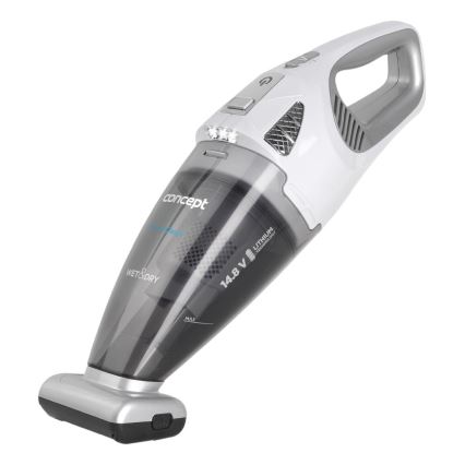 Concept VP4370 - Handstaubsauger WET & DRY PERFECT CLEAN 90W/14,8V 2200 mAh weiß