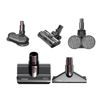 Concept VP6260 - Stielstaubsauger 4-in-1 ULTIMATE PRO+ 500 W / 29,6 V, 2200 mAh, schwarz