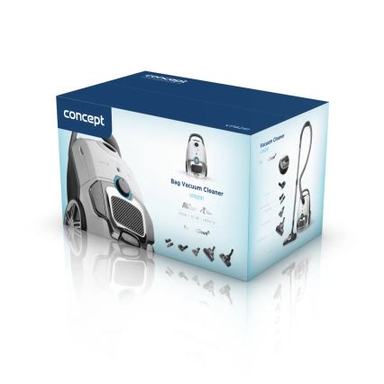 Concept VP8291 - Beutelstaubsauger PERFECT CLEAN PET EXPERT 700W/230V weiß