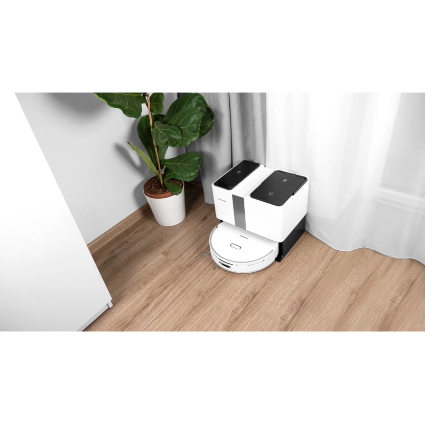 Concept VR4050 - Smarter 2-in-1 Saug- und Wischroboter OPTIMUS AQUA PRO LASER 3D, 600 W / 230 V, 5200 mAh, Wi‑Fi, weiß