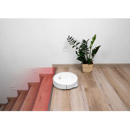 Concept VR4050 - Smarter 2-in-1 Saug- und Wischroboter OPTIMUS AQUA PRO LASER 3D, 600 W / 230 V, 5200 mAh, Wi‑Fi, weiß