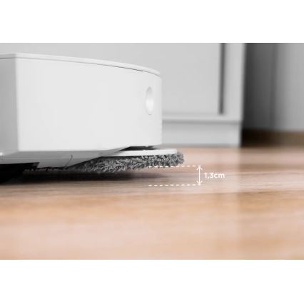 Concept VR4050 - Smarter 2-in-1 Saug- und Wischroboter OPTIMUS AQUA PRO LASER 3D, 600 W / 230 V, 5200 mAh, Wi‑Fi, weiß