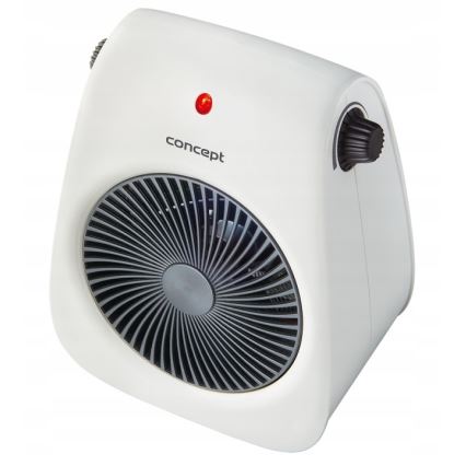 Concept vt7040 - Ventilator mit Heizelement 1000/2000W/230V weiß