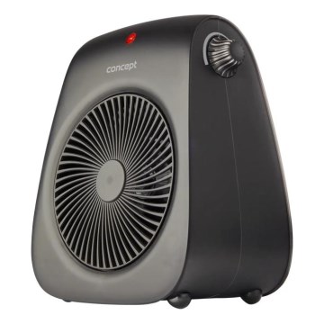Concept vt7041 - Heizlüfter 1000/2000 W/230 V, schwarz