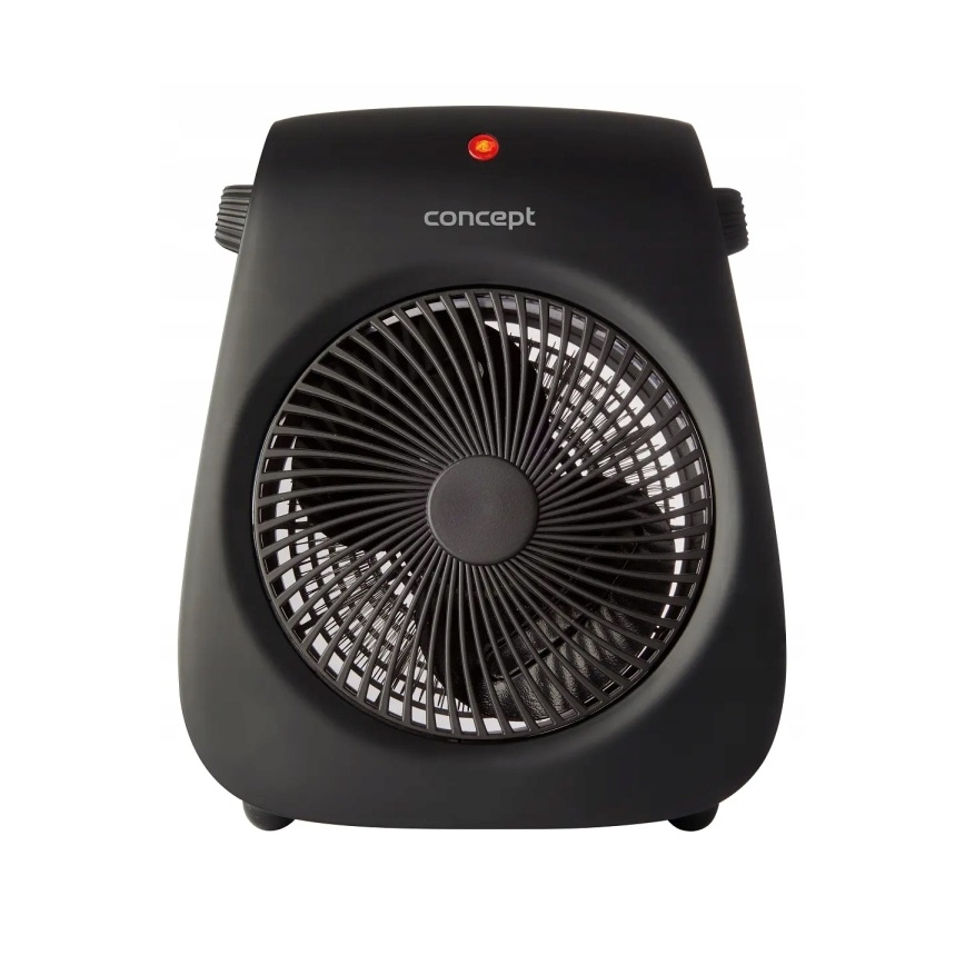 Concept vt7041 - Heizlüfter 1000/2000 W/230 V, schwarz
