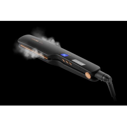Concept VZ6010 - Dampf-Haarglätter mit LED-Anzeige ELITE STEAM BOOST 54W/230V schwarz