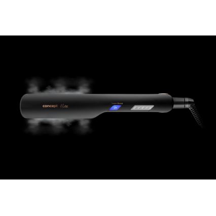 Concept VZ6010 - Dampf-Haarglätter mit LED-Anzeige ELITE STEAM BOOST 54W/230V schwarz