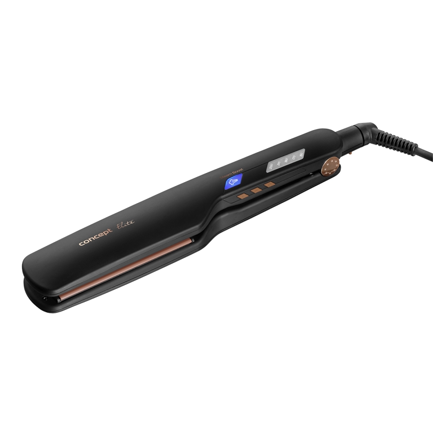 Concept VZ6010 - Dampf-Haarglätter mit LED-Anzeige ELITE STEAM BOOST 54W/230V schwarz