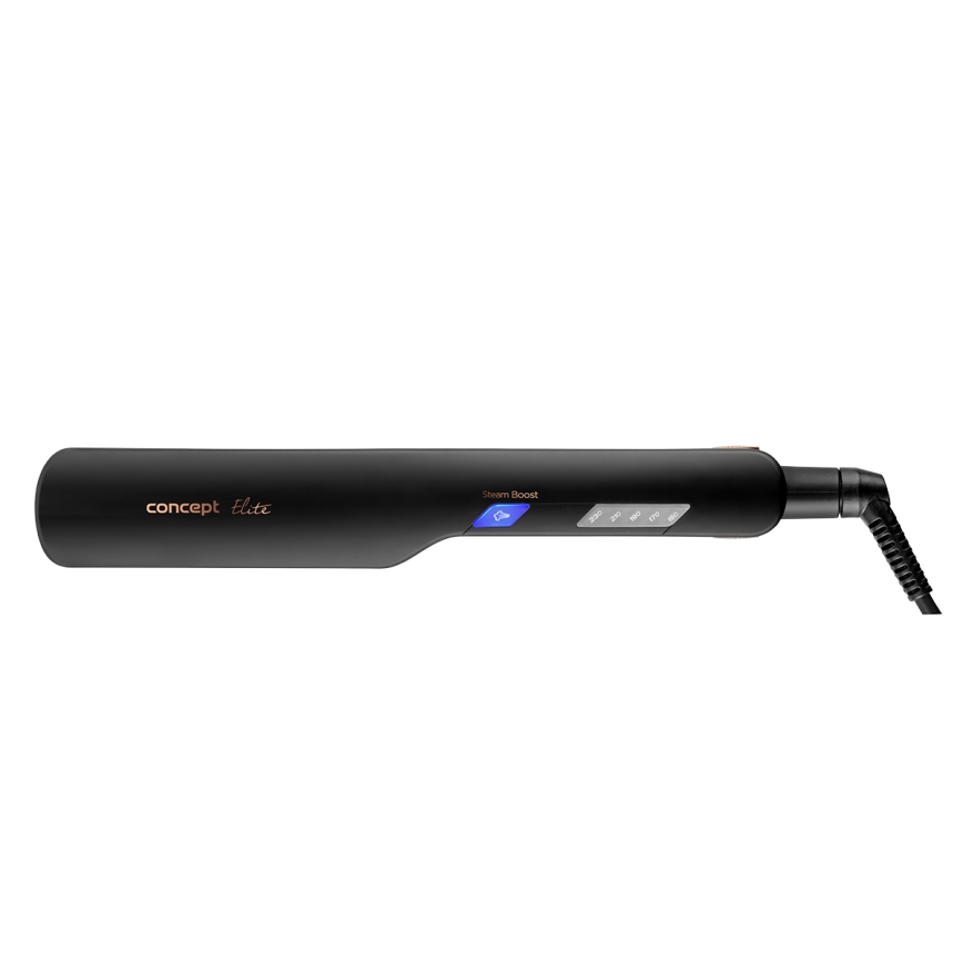 Concept VZ6010 - Dampf-Haarglätter mit LED-Anzeige ELITE STEAM BOOST 54W/230V schwarz