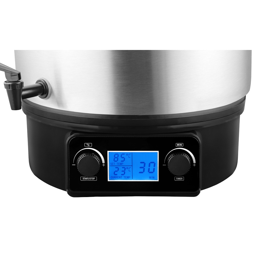 Concept ZH0040 - Einkochtopf 27 l 2000W/230V Edelstahl/schwarz