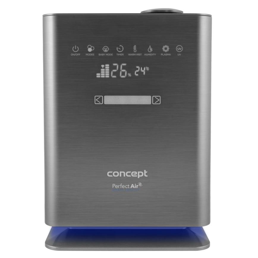 Concept ZV2021-  Luftbefeuchter mit Aroma-Diffusor PERFECT AIR SMART 4,6 l 110W/230V Wi-Fi anthrazit + Fernbedienung