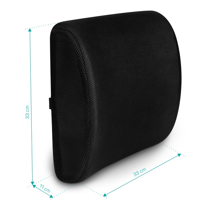 CONNECT IT CFH-5300-BK - Lendenwirbelstütze für den Stuhl schwarz