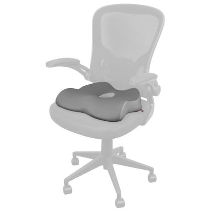 CONNECT IT CFH-5901-GY - Ergonomisches Stuhlkissen grau