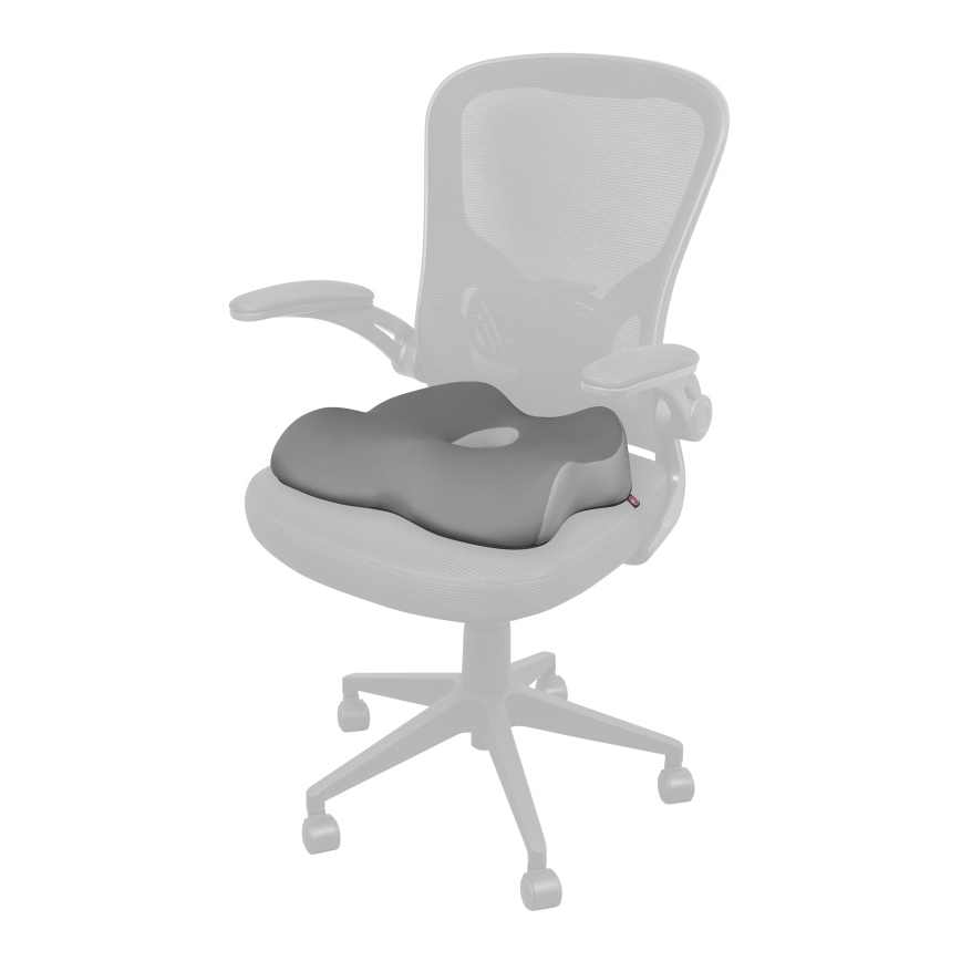 CONNECT IT CFH-5901-GY - Ergonomisches Stuhlkissen grau