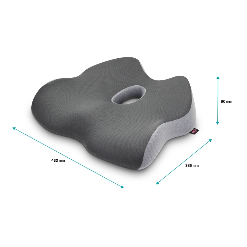 CONNECT IT CFH-5901-GY - Ergonomisches Stuhlkissen grau