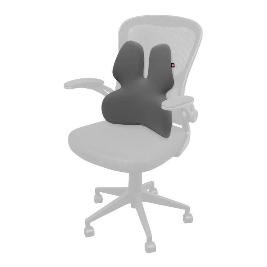 CONNECT IT CFH-5902-GY - Lendenwirbelstütze für den Stuhl grau