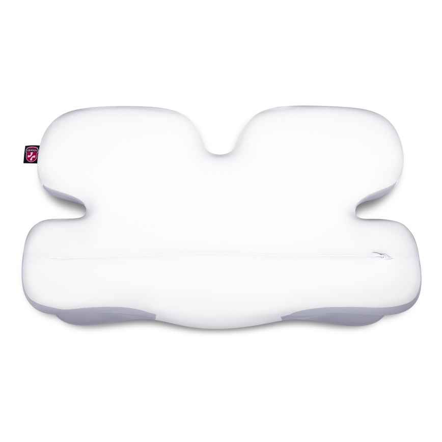 CONNECT IT CFH-6030-WH - Anatomisches Kissen Virgo Weiß/Grau