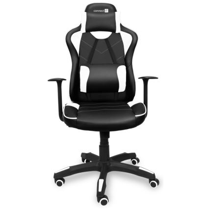 CONNECT IT CGC-0700-WH - Gaming-Stuhl LeMans Pro Schwarz/Weiß