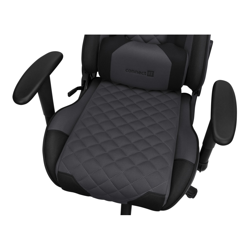 CONNECT IT CGC-1200-GY - Gaming-Stuhl Monaco Pro Grau/Schwarz