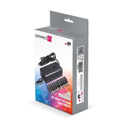 CONNECT IT CI-133 - Universal-Netzteil für Laptops 90W