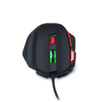 CONNECT IT CI-191 - LED Kabelgebundene Gaming-Maus 800/1600/2400/3200 DPI schwarz