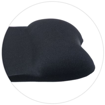 CONNECT IT CI-501 - Mauspad mit Handgelenkauflage aus Memory-Schaumstoff