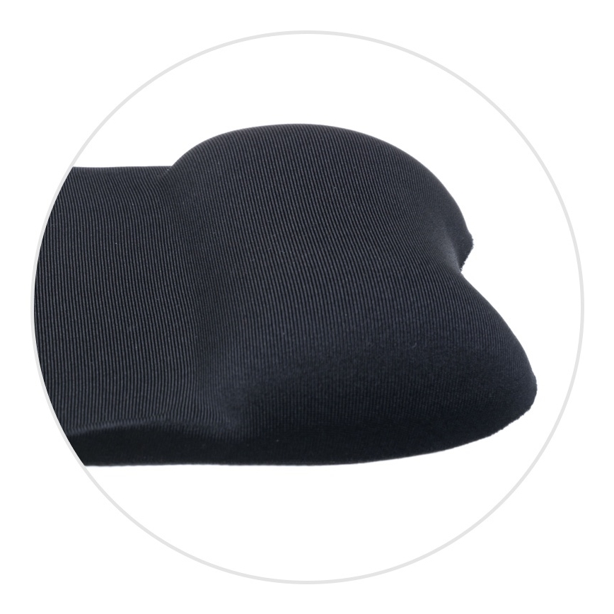 CONNECT IT CI-501 - Mauspad mit Handgelenkauflage aus Memory-Schaumstoff