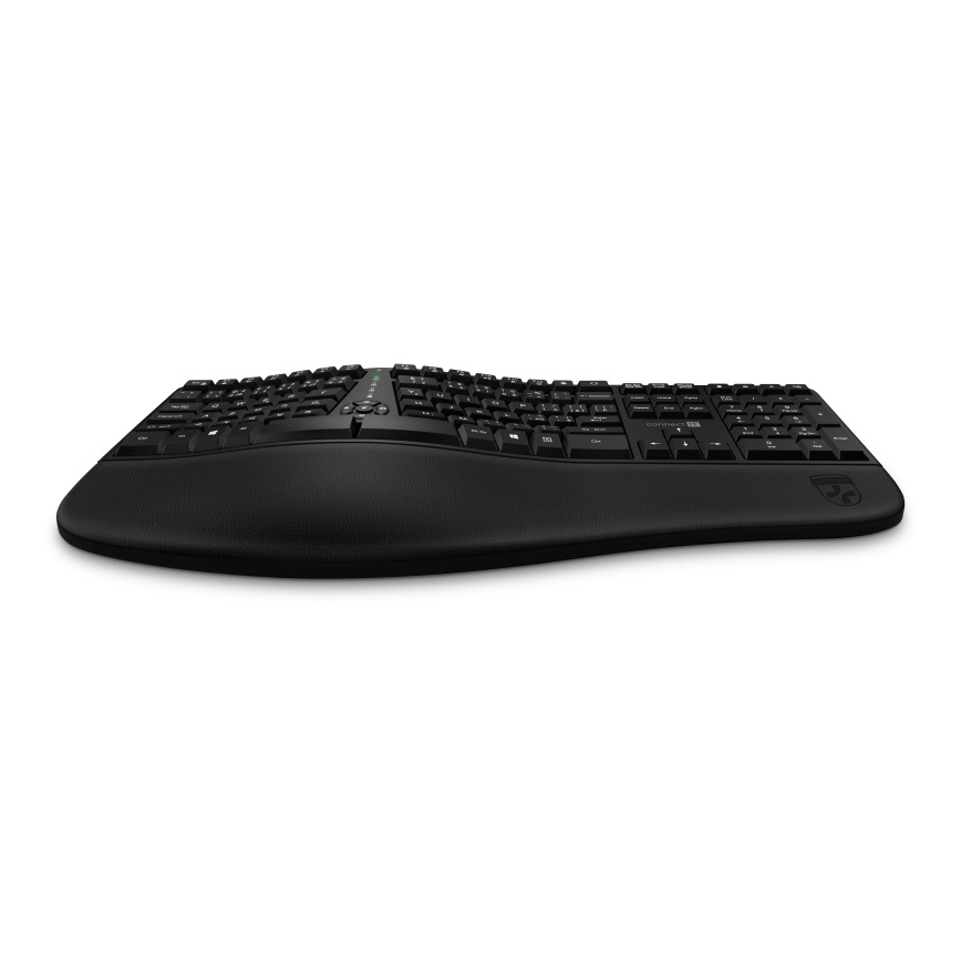 CONNECT IT CKB-2800-CS - Ergonomische kabellose Tastatur mit CZ/SK-Lokalisierung schwarz