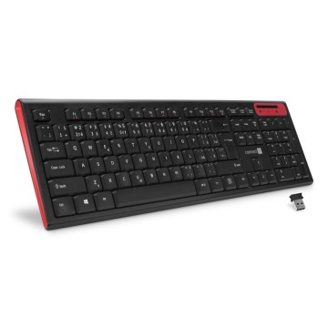 CONNECT IT CKB-3000-CS - Kabellose Multimedia-Tastatur mit CZ/SK-Lokalisierung 2xAAA schwarz