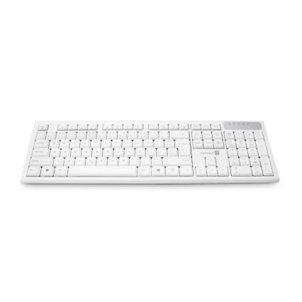 CONNECT IT CKB-3010-CS - Kabellose Multimedia-Tastatur mit CZ/SK-Lokalisierung 2xAAA weiß