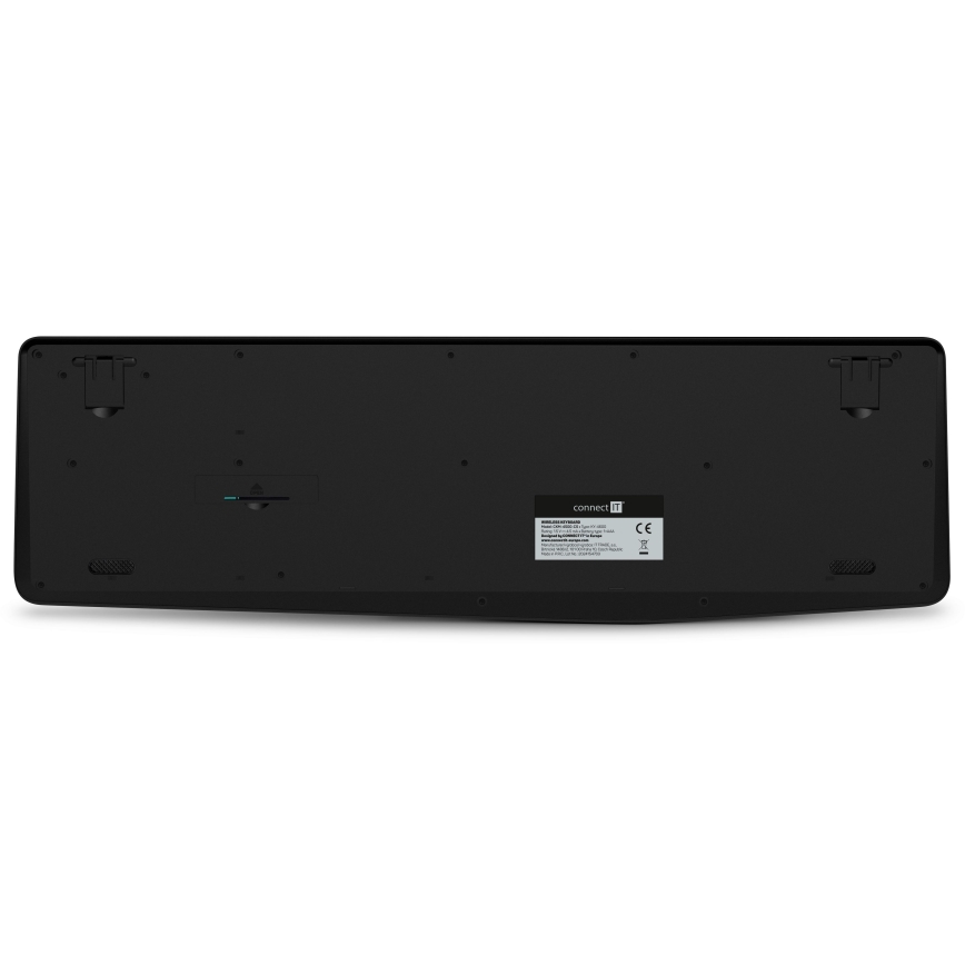 CONNECT IT CKM-4500-CS - Kabellose Tastatur und Maus 1000 DPI mit CZ/SK-Lokalisierung 1xAAA + 1xAA schwarz