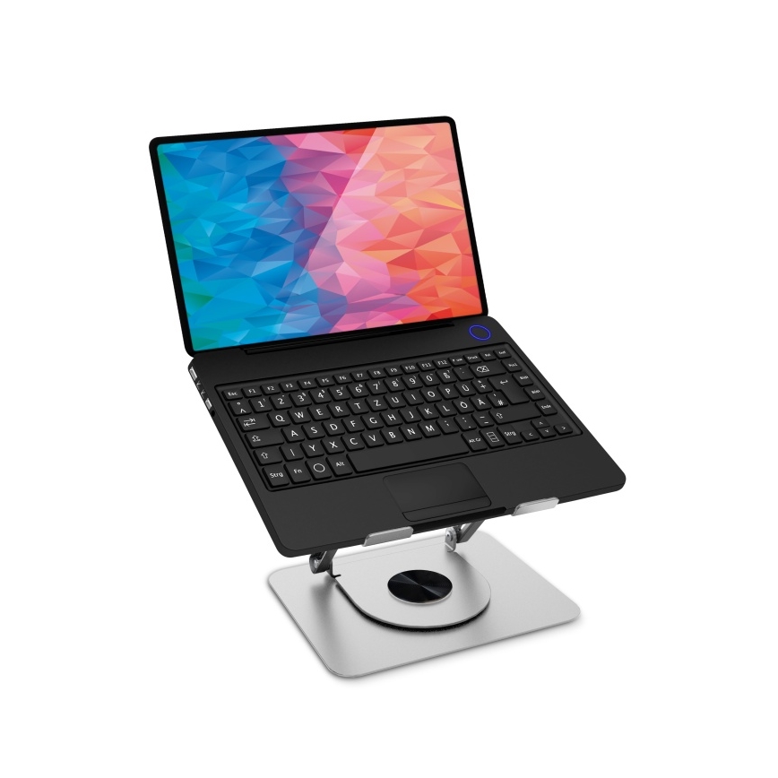 CONNECT IT CMF-2100-SL - Drehbarer Laptop-Ständer silbern