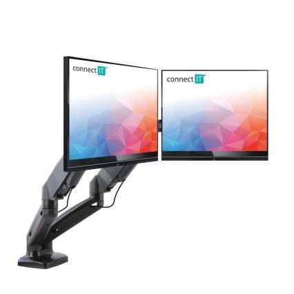CONNECT IT CMF-3207-BK - Universalhalterung für 2 Monitore 13-27” schwarz