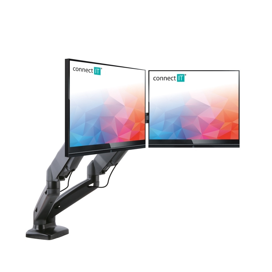 CONNECT IT CMF-3207-BK - Universalhalterung für 2 Monitore 13-27” schwarz
