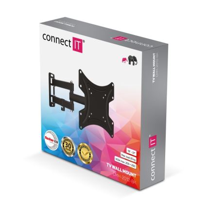 CONNECT IT CMH-2012-BK - Wandhalterung für TV-Gerät 13-37” schwarz