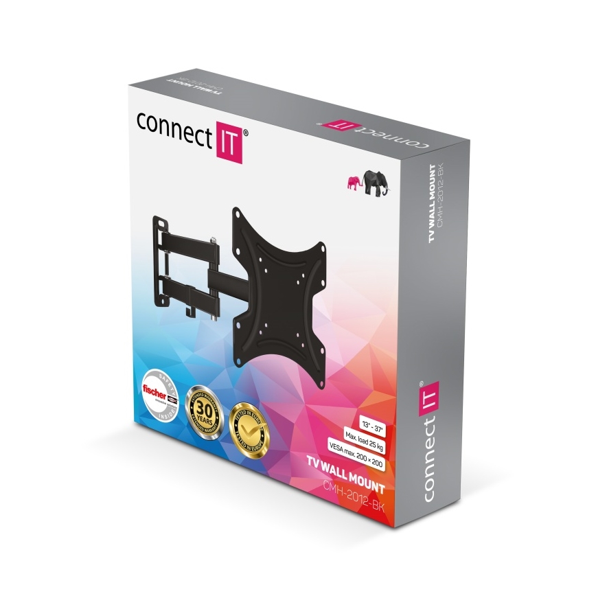 CONNECT IT CMH-2012-BK - Wandhalterung für TV-Gerät 13-37” schwarz
