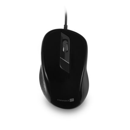 CONNECT IT CMO-1200-BK - Kabelgebundene Maus 1000 DPI schwarz