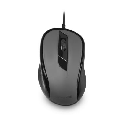 CONNECT IT CMO-1200-GY - Kabelgebundene Maus 1000 DPI schwarz/grau
