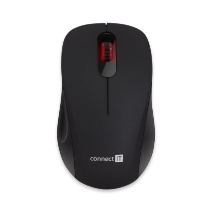 CONNECT IT CMO-2230-BK - Kabellose Silent-Maus MUTE 1200 DPI 1xAA schwarz