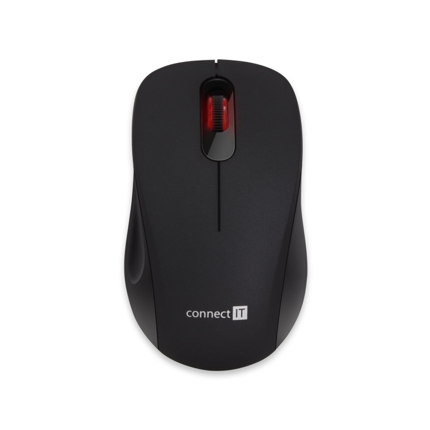 CONNECT IT CMO-2230-BK - Kabellose Silent-Maus MUTE 1200 DPI 1xAA schwarz