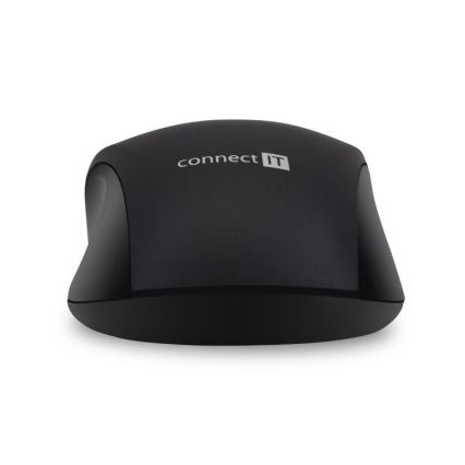 CONNECT IT CMO-2230-BK - Kabellose Silent-Maus MUTE 1200 DPI 1xAA schwarz